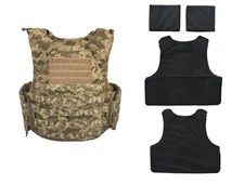 1/2 Full Body Armor Vest MM14 size XL with 3A inserts Plate Carrier "Plastoon"