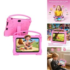 Bnegynng 7 Inch Kids Tablet, Android Tablet Kids, 4GB RAM 32GB ROM 1TB Expand