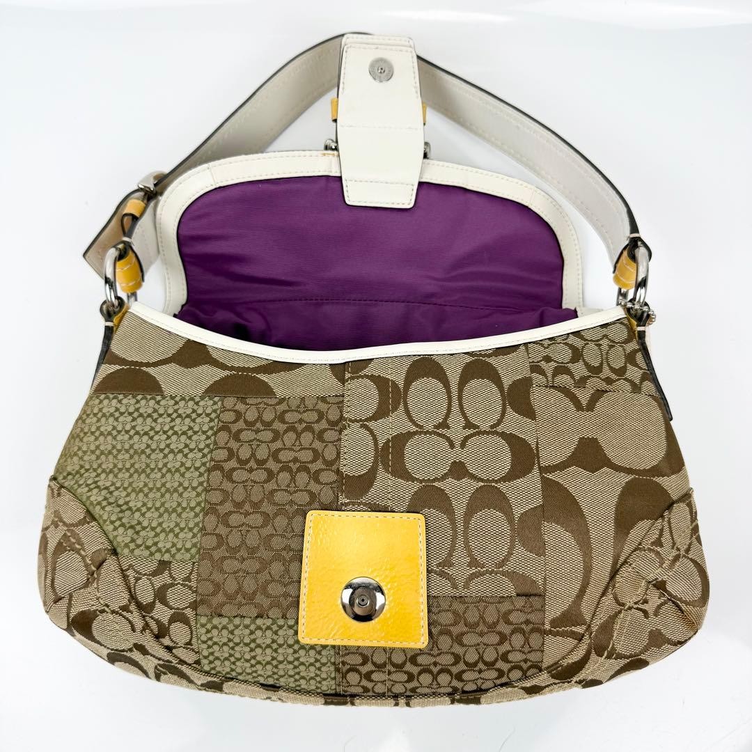 COACH Soho Patchwork One Shoulder Bag Signature 12316 - Gem