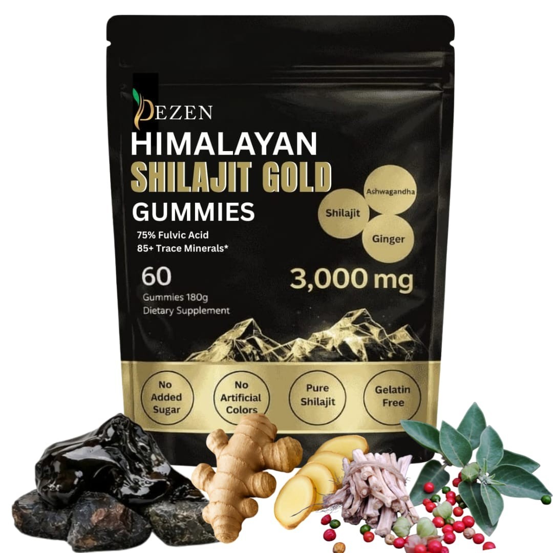 Organic Himalayan Shilajit Gummies 3000mg for Energy & Wellness Supplements - $139.99 - Thumbnail 1