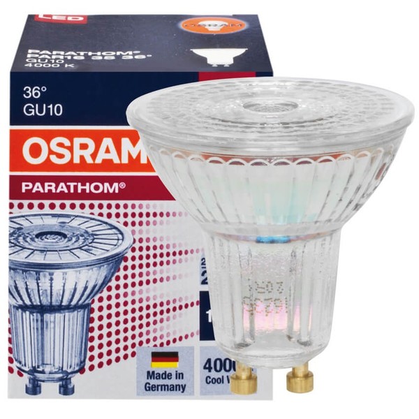 Led-Reflektorlampe Gu10 Ledvance Parathom PAR16 Weiß MR11 MR16 Gu4 Gu53 Osram-image