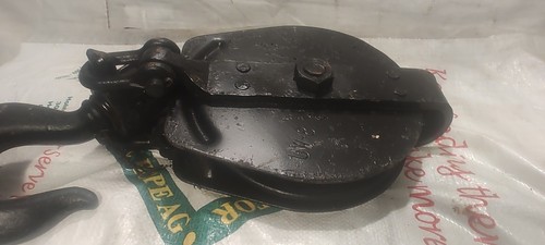 VintageUWN-8 snatch block swivel hook pulley 2 INCH PULLEY TRACK - Picture 12 of 20