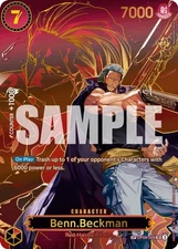One Piece Benn.Beckman (OP09-009/177) OP13 Carrying On His Will NM FOIL- SP
