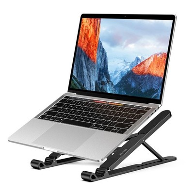 BESIGN LS01 Pro Ergonomic Laptop Stand, Plastic Riser, Portable Black