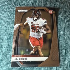 2025 Panini Prizm Draft Picks #134 - Tahj Brooks Rookie Logo - Texas Tech