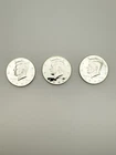 1996-S Silver Proof Kennedy Half Dollar Lot of 3 90% Silver #252