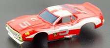 Vintage Aurora AFX AMC Javelin Trans Am Custom Red 5 HO Slot Car Body