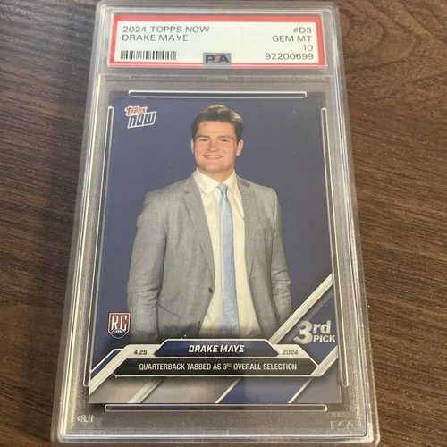 2024 Topps Now - Drake Maye #D-3 PSA 10