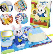 Busy Book for Boys  Girls Montessori Interactive Activity Gift for 1,2 Old