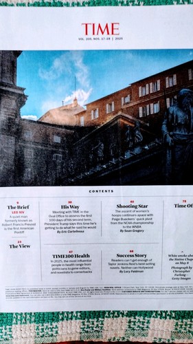 Time Magazine - An American Pope Leo XIV May 26th 2025 - Picture 13 of 24