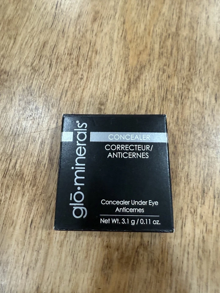 Glo Minerals Under Eye Concealer 0,11 oz maquiagem natural novo na caixa - Imagem 2 de 4