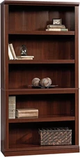 Miscellaneous Storage 5-Shelf Bookcase/ Book Shelf, Select Cherry Finish