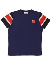 T-shirt uomo INVICTA grafica top grande blu navy colorblock cotone AQ14