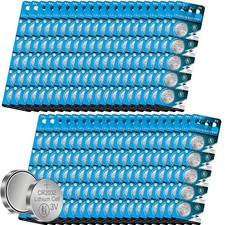 Lithium Battery 3 Volt Coin Button Cell 200 Pack