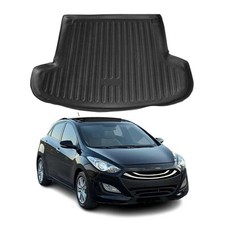 Kofferraumwanne Laderaumwanne für Hyundai i30 Kombi 2012-2016 Gummi TPE Schwarz
