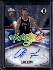 2025-26 Topps Chrome Future Stars Autographs Egor Dëmin #FS-ED card