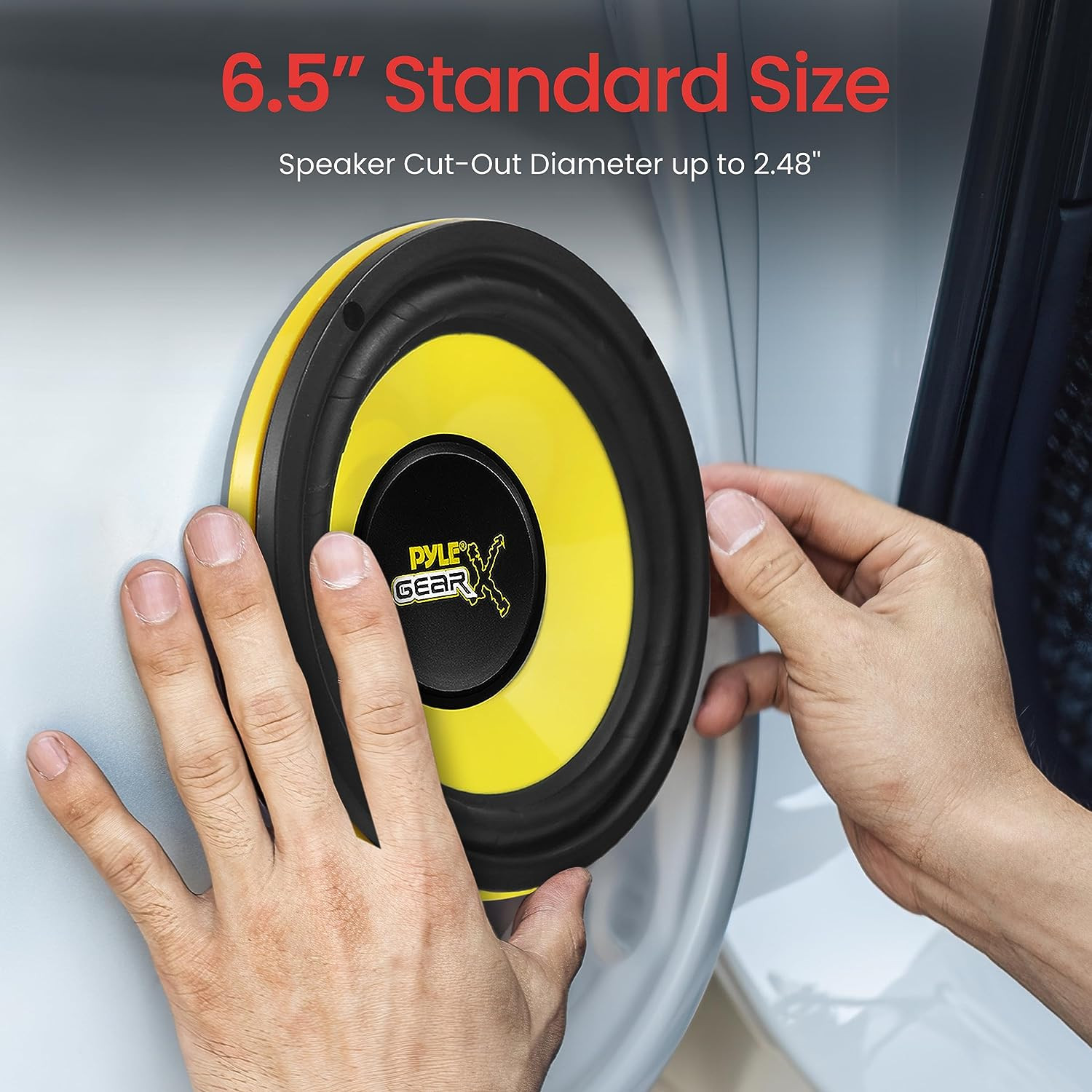 6.5" Mid Bass Woofer Speaker – 300W Peak, 4 Ohm, 60-20KHz Car Audio