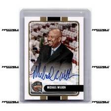 2025 Panini NSCC VIP Silver - Michael Wilbon On Card Auto 46/100 Hall of Fame