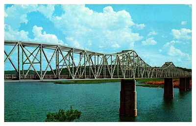 #ad Postcard BRIDGE SCENE Monett Missouri MO d 20 AP1181 $2.49