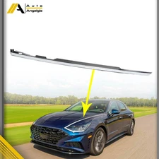 Chrome Body Trim Strip For 20-22 Hyundai Sonata 87711L1100 On Left Front Fender