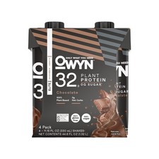 OWYN Pro Elite 32g High Protein Shakes, Chocolate, 11.15 fl oz, 4 Count