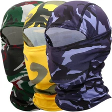 Tactical Face Mask Balaclava UV Protection Sun Head Hood Military Full Face Mask
