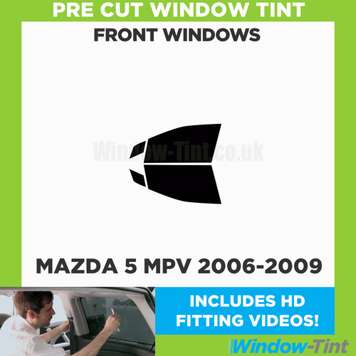 Pre Cut Car Window Tint for Mazda 5 MPV 2006-09 Front Windows car Tinting Film - Picture 2 of 10