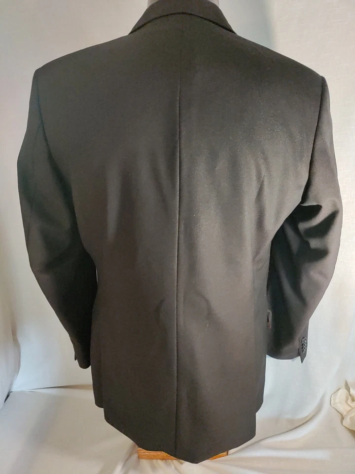 Men Alexandre London Seville Road wool three button suit jacket coat 40R MINT - Image 3 of 4