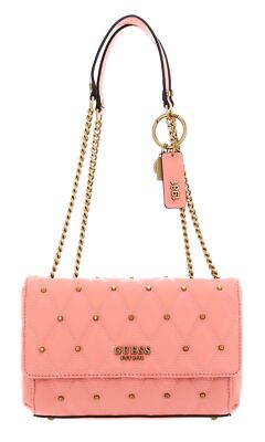 GUESS Triana Convertible Xbody Flap Umhängetasche Coral koralle Neu