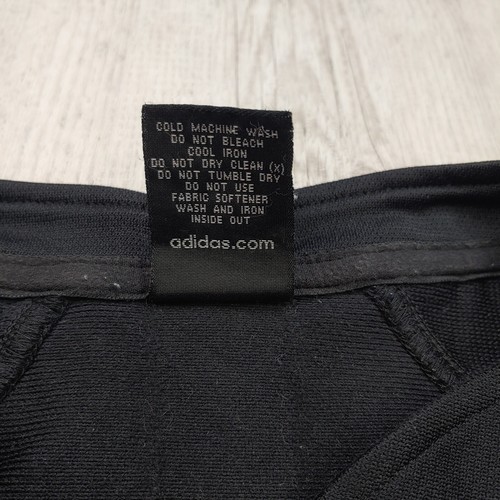 Adidas All Blacks Rugby Jersey Shirt M Men’s Black Embroidered Logo Y2K 2005 - Picture 6 of 10