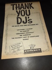 Cadence Records Rare Original 1953 Promo Poster Ad Framed!