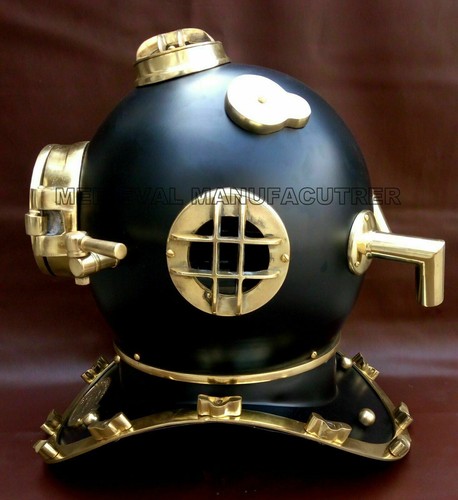 18 Inch US Navy Diving Helmet Mark V Deep Sea Divers Helmet Vintage Replica gift - Picture 7 of 8