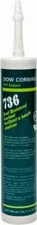 Dow Corning 2086433 Heat Resistant 736 Red RTV Silicone Joint Sealant, 10.1 oz