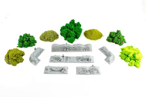WWG Battle Bocage Kit 7 - 28mm WW2 Wargaming Terrain Model Diorama Scenery - Picture 5 of 8