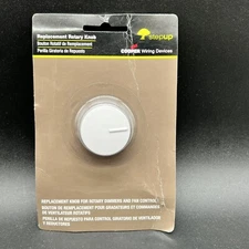 Stepup White Replacement Rotary Knob - For Dimmers & Fan Control