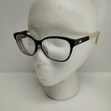 Vtg. Lacoste Women's Eyeglasses L2712 214 140 Burgundy/Beige/Blk Frame