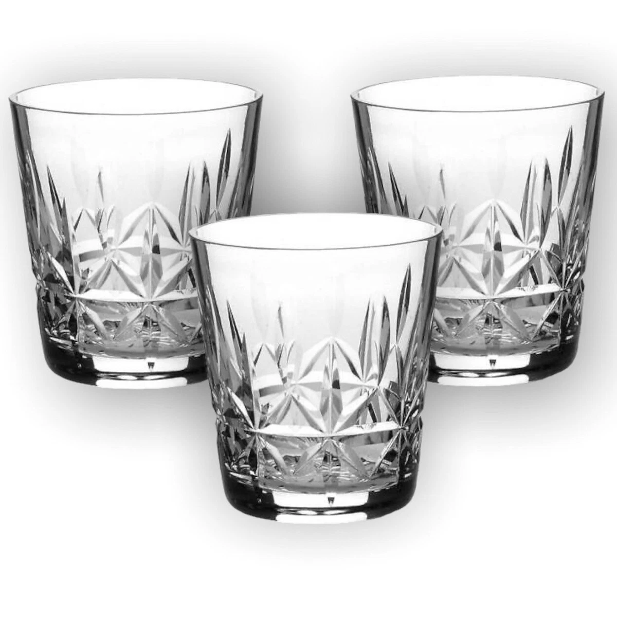 3 Waterford crystal old fashioned whiskey glasses Rosslare eBay