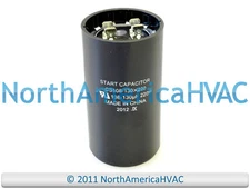 Start Capacitor 108-130 MFD 220 VAC fits Diversitech Packard 108-130220 PTMJ108