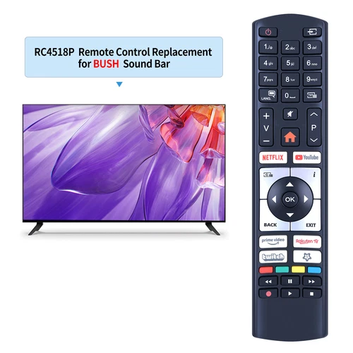 New RC4518P Remote Control For BUSH Smart HD TV ELED24HDSA DLED32HDSB DLED40FHDS - Picture 2 of 7