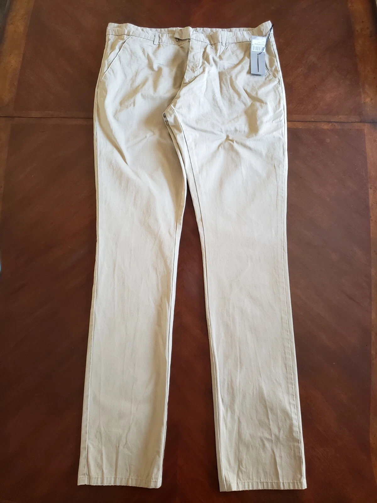 Pantalon mince homme beige Dior rare neuf avec étiquettes taille 54