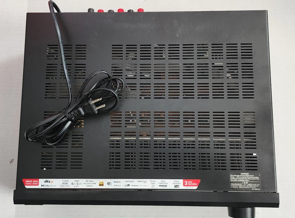 Onkyo HT-R560 Dolby Digital Home Theater 7.1 Channel Audio Video AV Receiver - Image 3 of 3