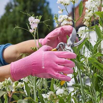 Briers Gartenhandschuhe Größe 7 rosa Comfi-Grip