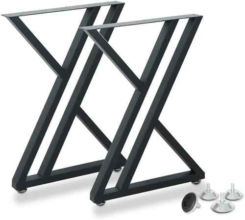 2x Tischbeine Tischgestell Tischkufen Industrie Design Stahl Tisch Kufen DE - Bild 1 von 12