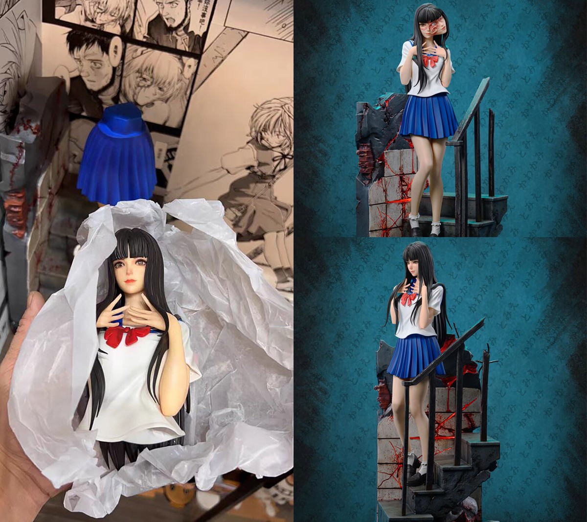 tomii様 Limit Studio 1/4 Tomie Kawakami Resin Painted Statue IN STOCK Used