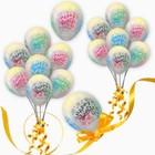 12" MIX PRINTED CLEAR BALLOONS BIRTHDAY WEDDING BABY SHOWER PARTY DECORATION UK