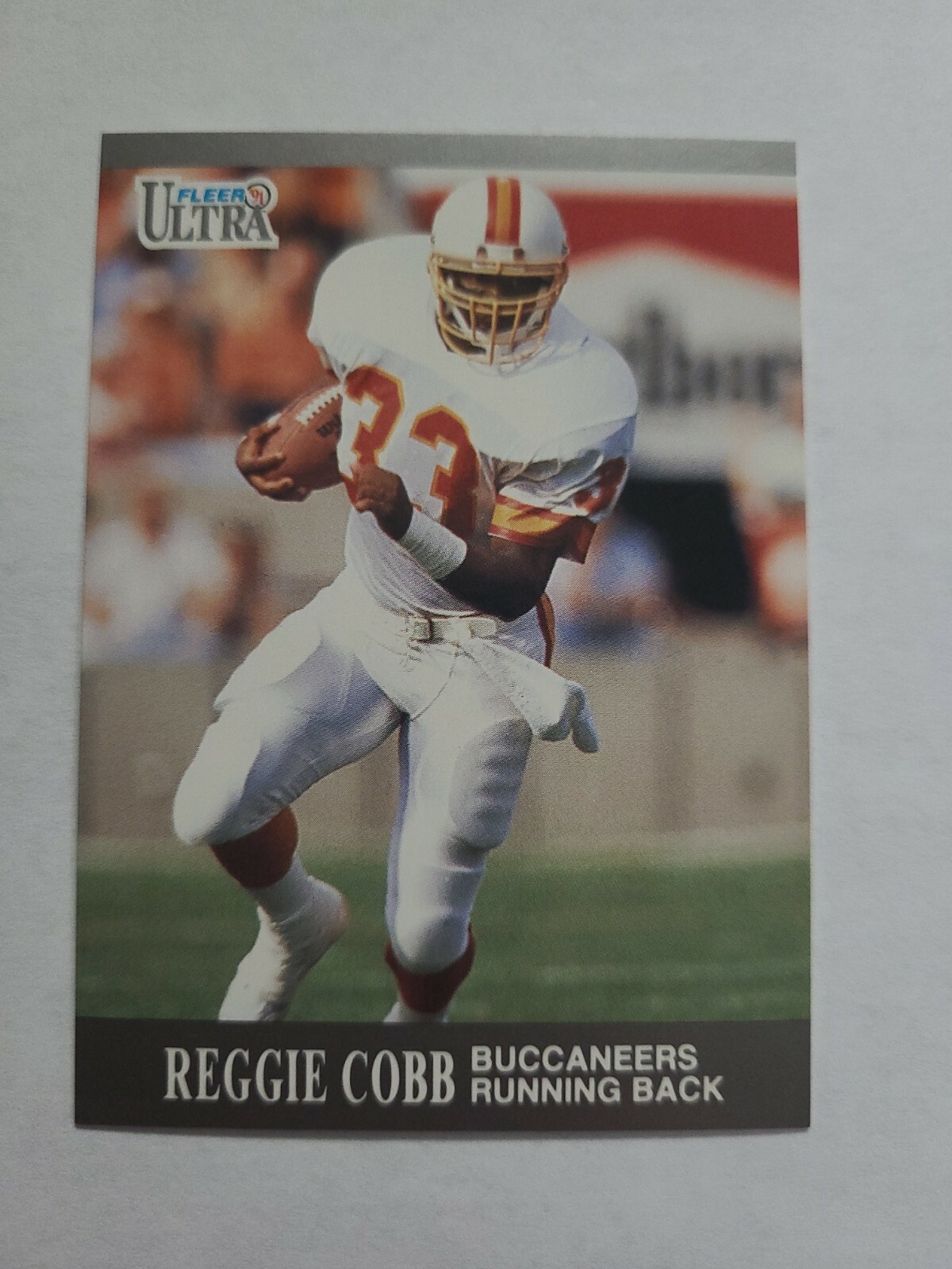 REGGIE COBB 1991 FLEER ULTRA FOOTBALL CARD # 260 D9456