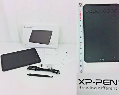 XP-Pen Deco Mini7W Drawing Tablet Open Box Untested #J3337