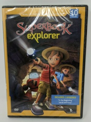 SuperBook:  Explorer Volume 10 -In The Beginning & Jacob and Esau (DVD, 2017)CBN