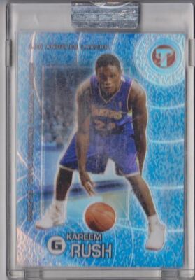 2002-03 Topps Pristine Kareem Rush Refractor #1584/1899 Lakers Rookie ...