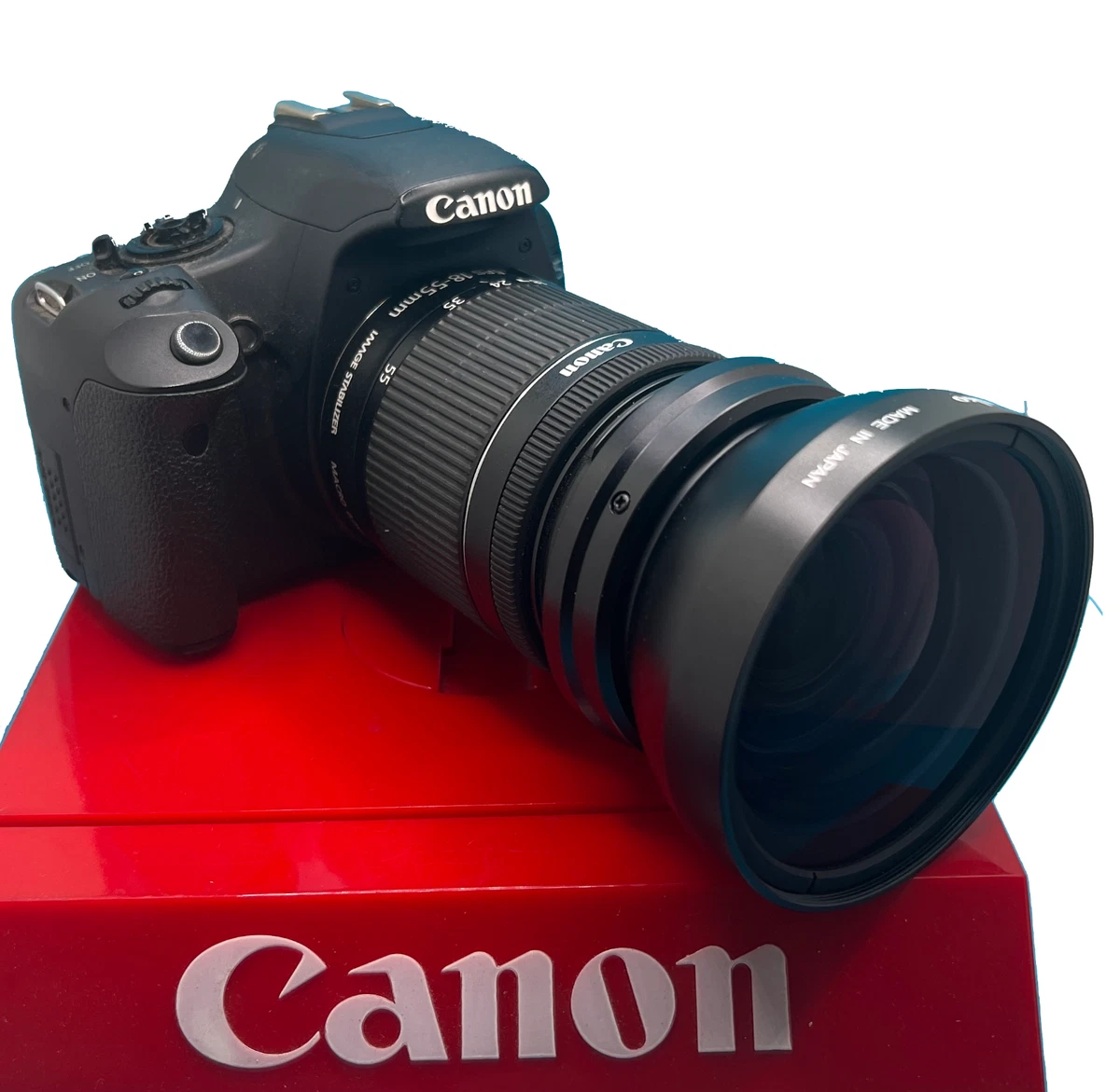X65 HD WIDE ANGLE LENS FOR Canon EOS Rebel T100 DSLR Camera with